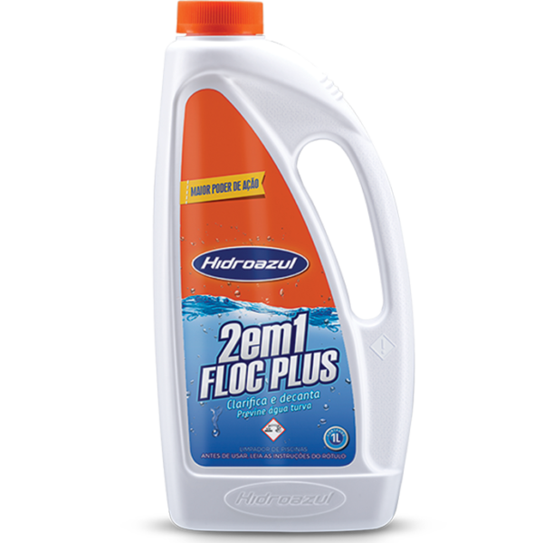 2 em 1 FlocPlus 1 L - Hidroazul