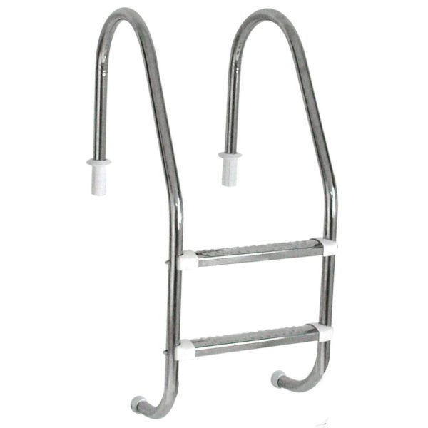 Escada Tradicional 1.1/2" com 2 Degraus de Inox