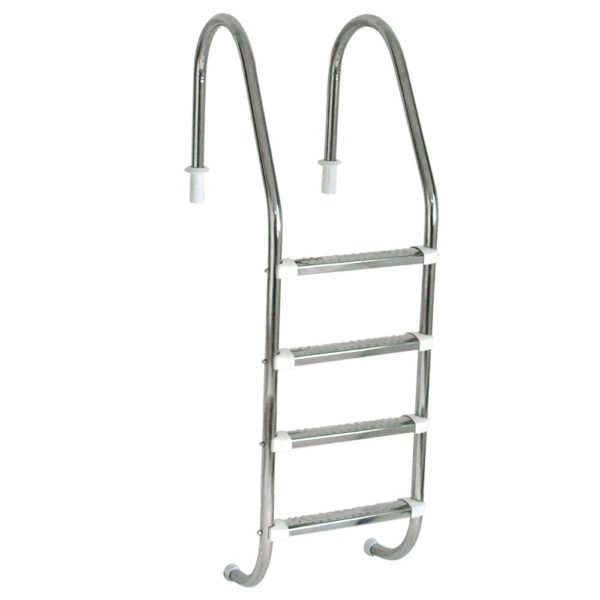Escada Tradicional 1.1/2" com 4 Degraus de Inox