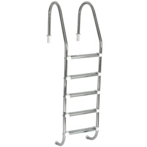 Escada Tradicional 1.1/2" com 5 Degraus de Inox