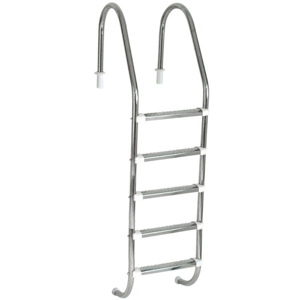Escada Tradicional 1.1/2" com 5 Degraus de Inox