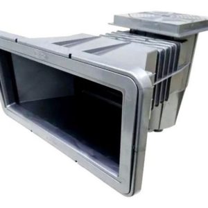 Skimmer Boca Larga (BL) Vinil/Fibra/Alvenaria Prata