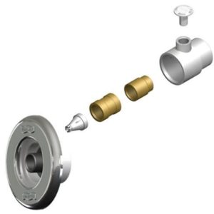Dispositivo de Hidromassagem DHM Pratic ABS/Inox 1.1/2" Tubo 60 mm