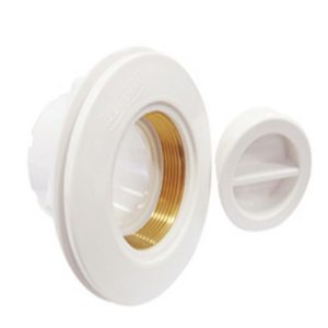 Dispositivo de Aspiração em ABS 1.1/2" com Rosca Latão para Piscina de Fibra e Alvenaria