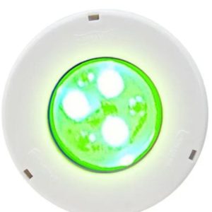 Luminária Hiper Led RGB 9 W Corpo ABS Frontal ABS para Tubo 50 mm Cabo 1,5 m