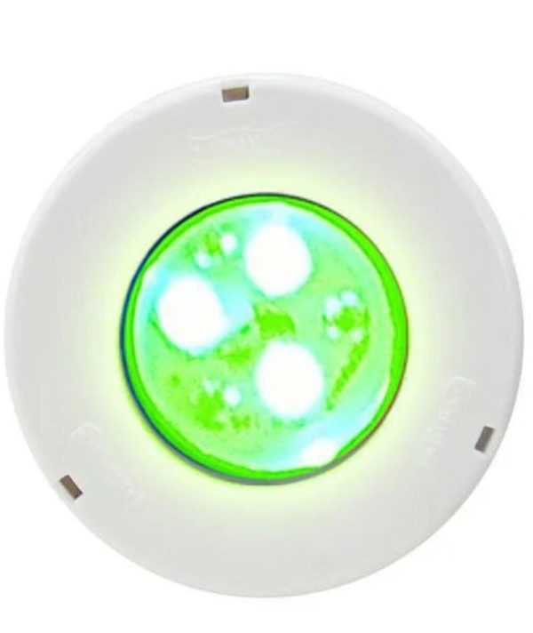 Luminária Hiper Led RGB 9 W Corpo ABS Frontal ABS para Tubo 50 mm Cabo 1,5 m